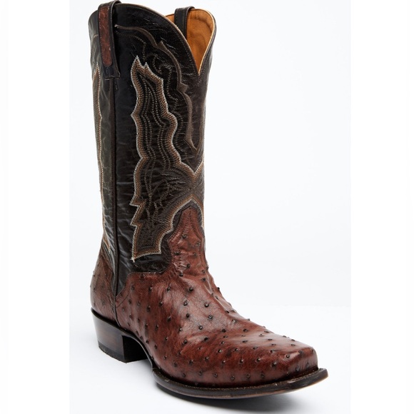 El Dorado Other - El Dorado Exotic Full-Quill Ostrich Skin Western Boots | Squared Toe | NEW NWT
